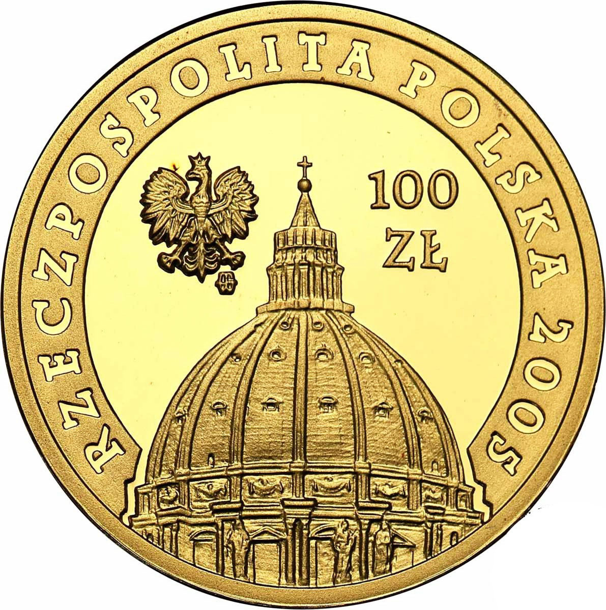 III RP. 100 złotych 2005 Jan Paweł II